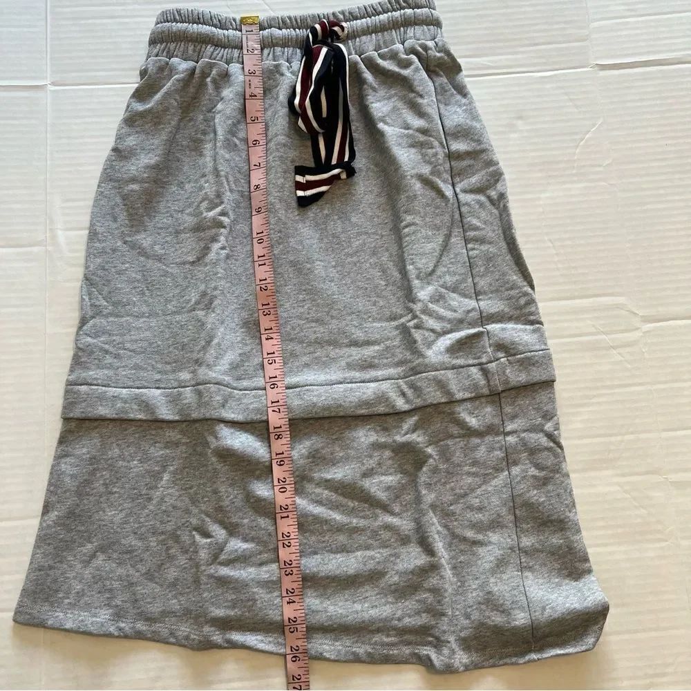 NWT Grey Lab Layered Striped Drawstring Skirt | Size S - Picture 10 of 10